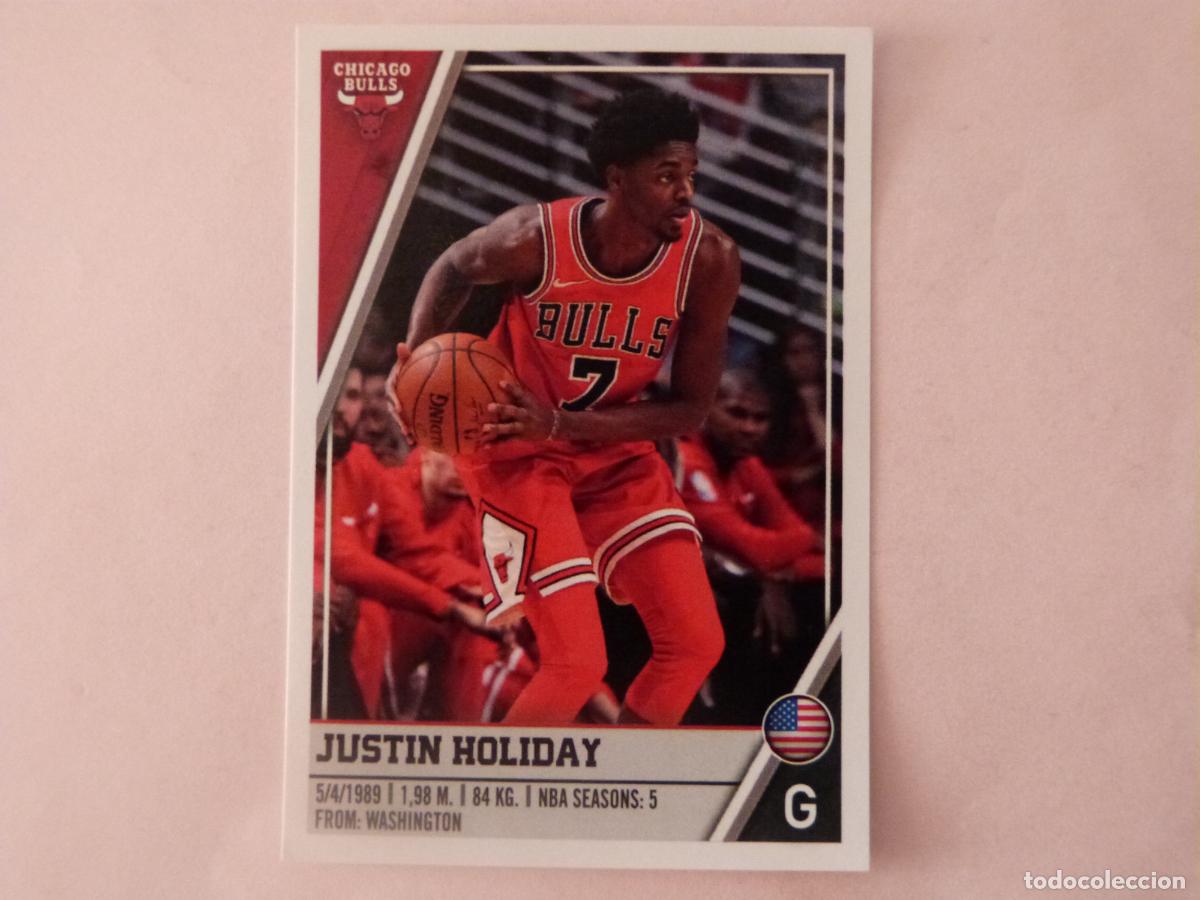 Collezionismo sportivo: CROMO BALONCESTO JUSTIN HOLIDAY CHICAGO BULLS SIN PEGAR N&ordm; 77 LIGA NBA 2018-2019/18-19 PANINI