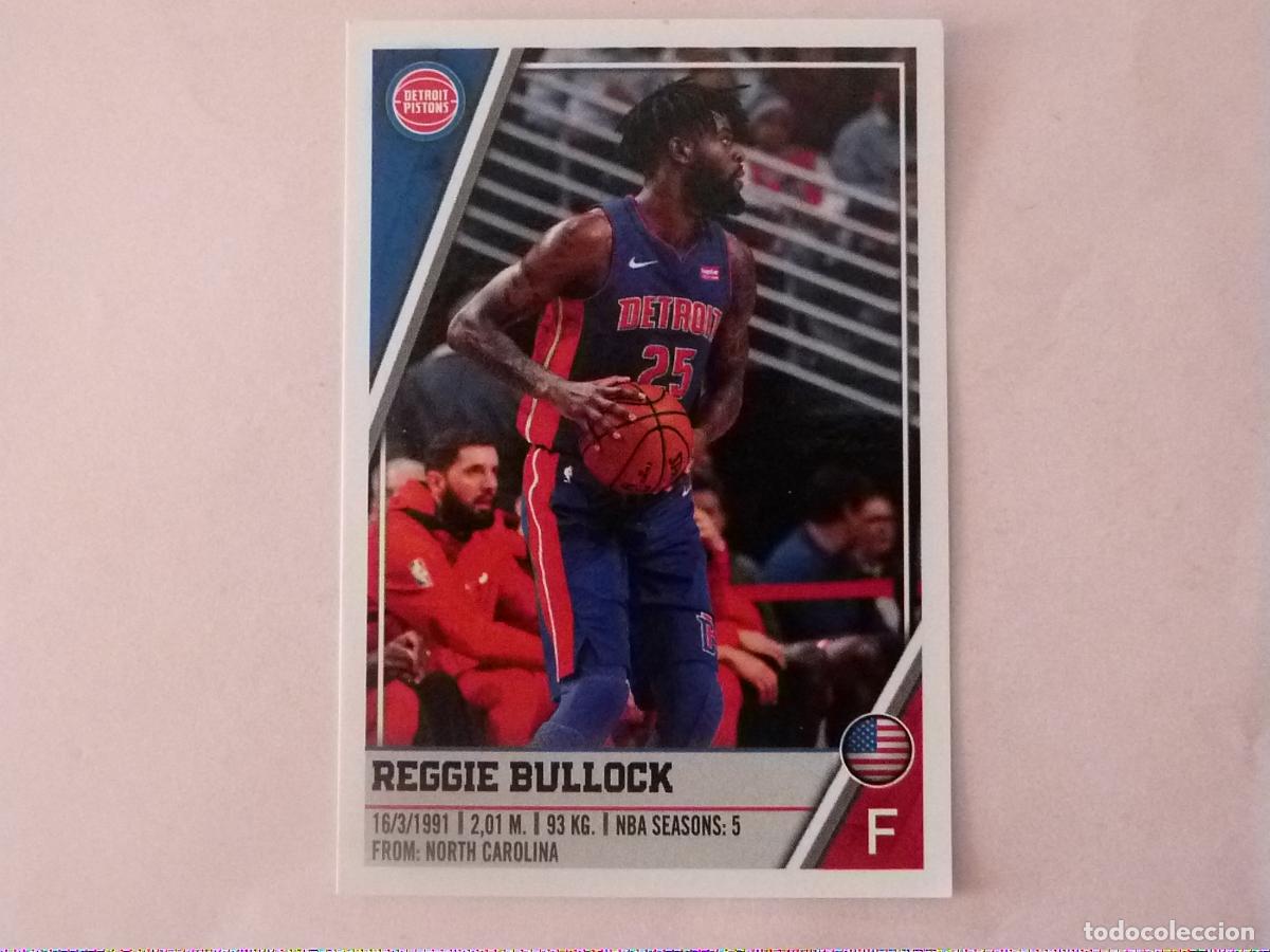 Sammelleidenschaft Sport: CROMO BALONCESTO REGGIE BULLOCK DETROIT PISTONS SIN PEGAR N&ordm; 110 LIGA NBA 2018-2019/18-19 PANINI
