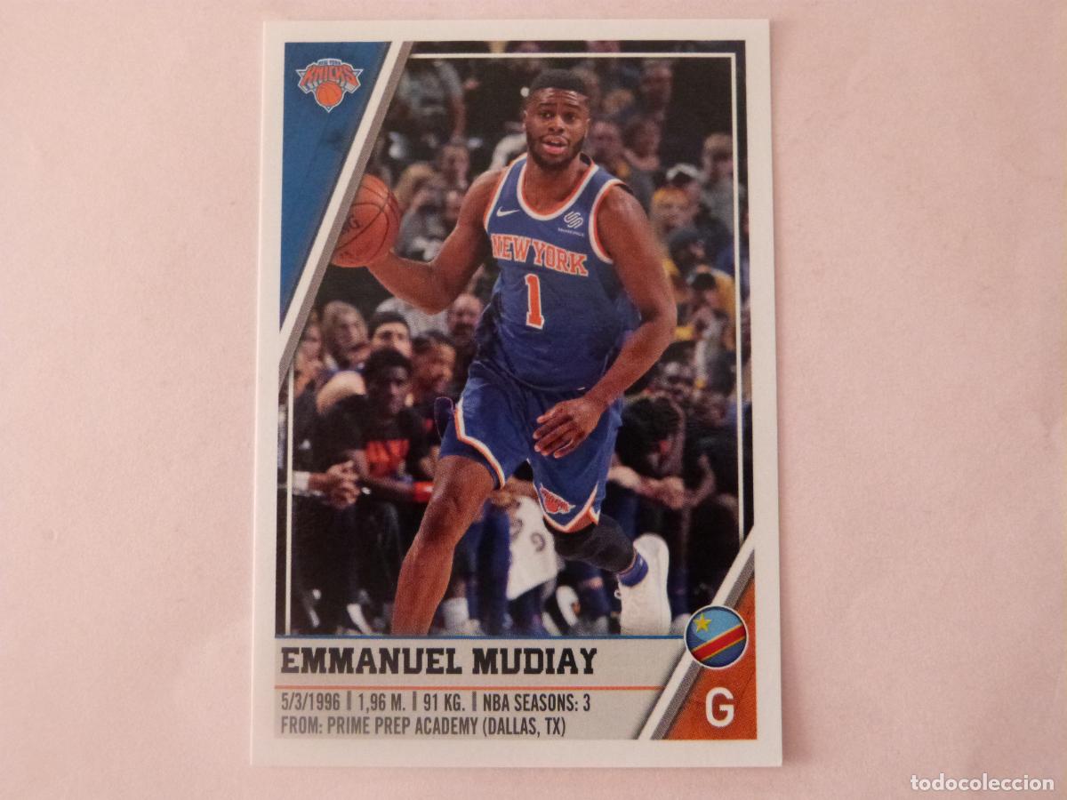 Colecionismo desportivo: CROMO BALONCESTO EMMANUEL MUDIAY NEW YORK KNICKS SIN PEGAR N&ordm; 159 LIGA NBA 2018-2019/18-19 PANINI