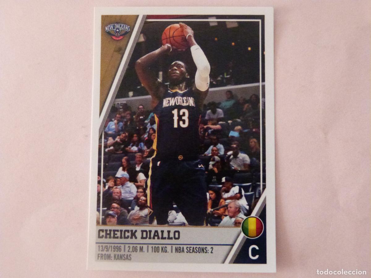 Sammelleidenschaft Sport: CROMO BALONCESTO CHEICK DIALLO NEW ORLEANS PELICANS SIN PEGAR N&ordm; 330 LIGA NBA 2018-2019/18-19 PANINI