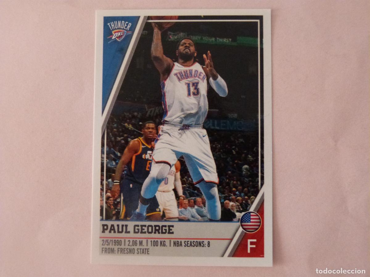 Sammelleidenschaft Sport: CROMO BALONCESTO PAUL GEORGE OKLAHOMA CITY THUNDER SIN PEGAR N&ordm; 336 LIGA NBA 2018-2019/18-19 PANINI