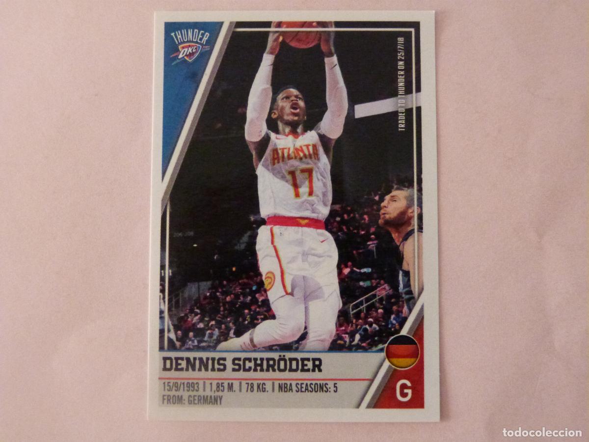 Sammelleidenschaft Sport: CROMO BALONCESTO SCHRODER OKLAHOMA CITY THUNDER SIN PEGAR N&ordm; 339 LIGA NBA 2018-2019/18-19 PANINI