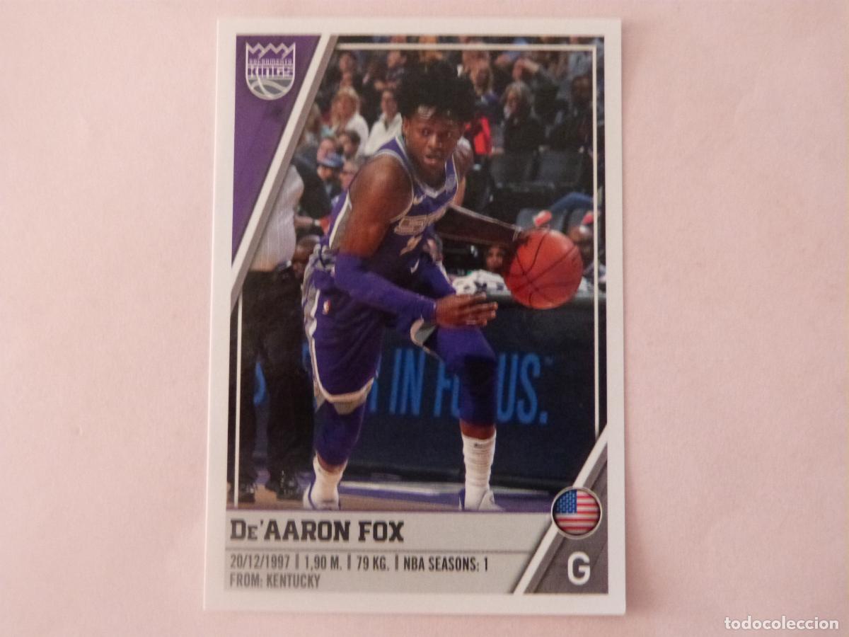 Sammelleidenschaft Sport: CROMO BALONCESTO DE'AARON FOX SACRAMENTO KINGS SIN PEGAR N&ordm; 376 LIGA NBA 2018-2019/18-19 PANINI