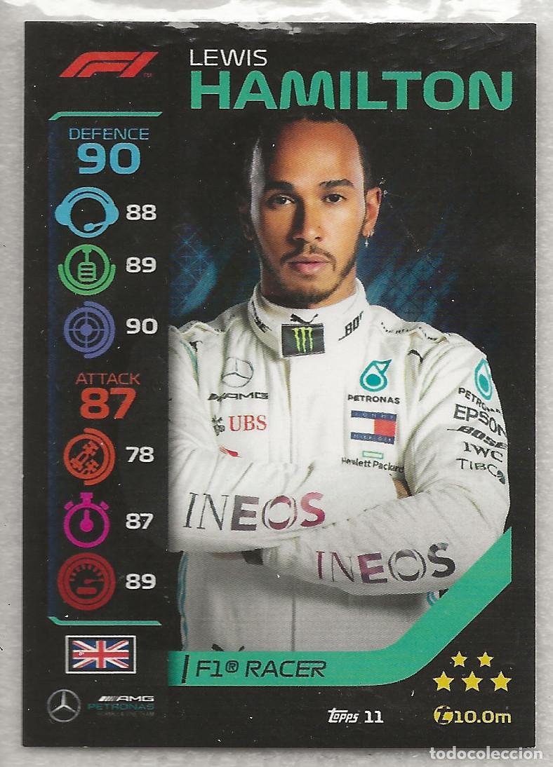 Collezionismo sportivo: 11 Hamilton Racer F1 Turbo Attax 2020