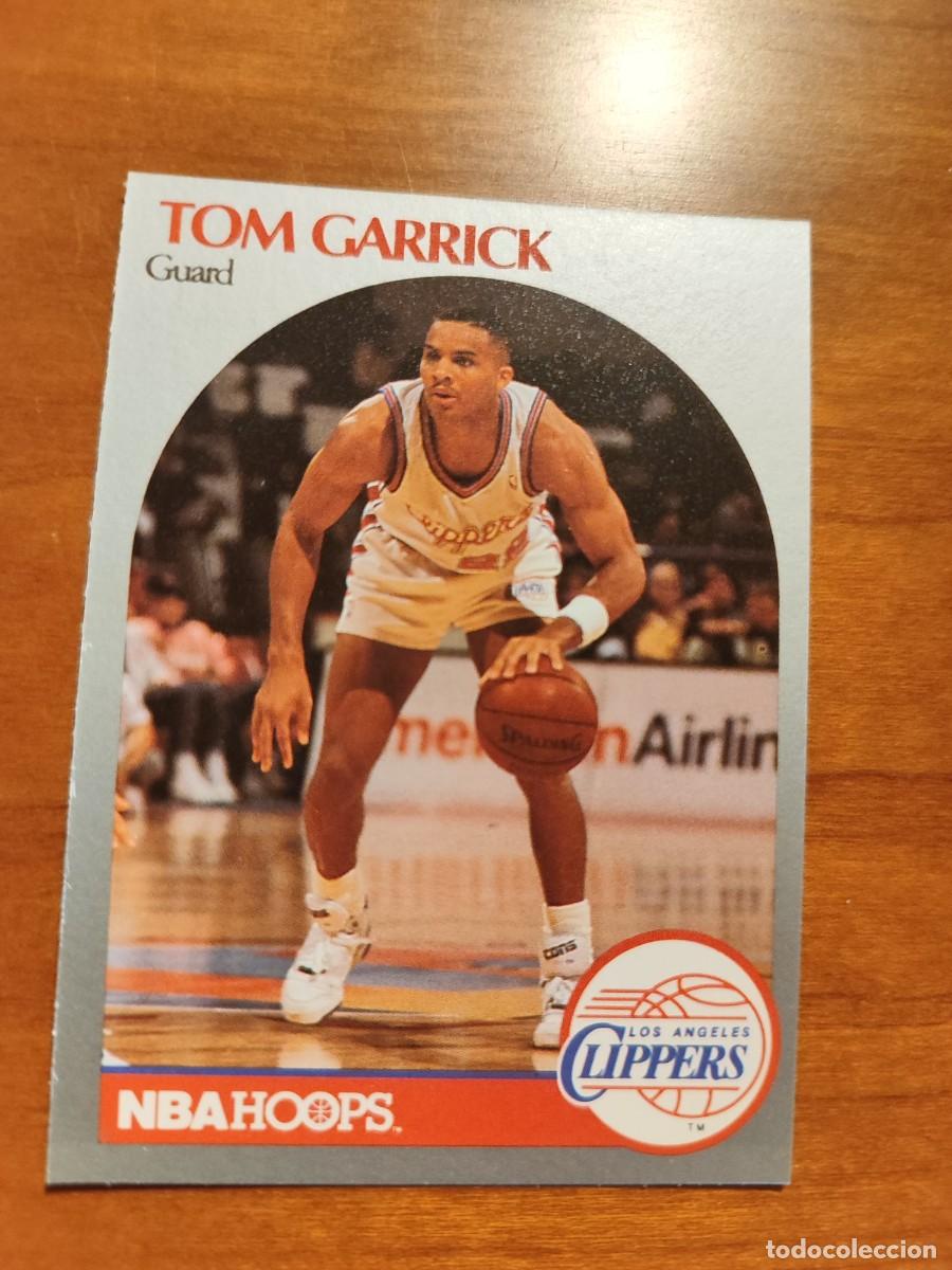 Coleccionismo deportivo: 144 NBA HOOPS 90-91 TOM GARRICK - LOS ANGELES CLIPPERS -- 1990 - 1991 CARD FICHAS NUEVO DE SOBRE