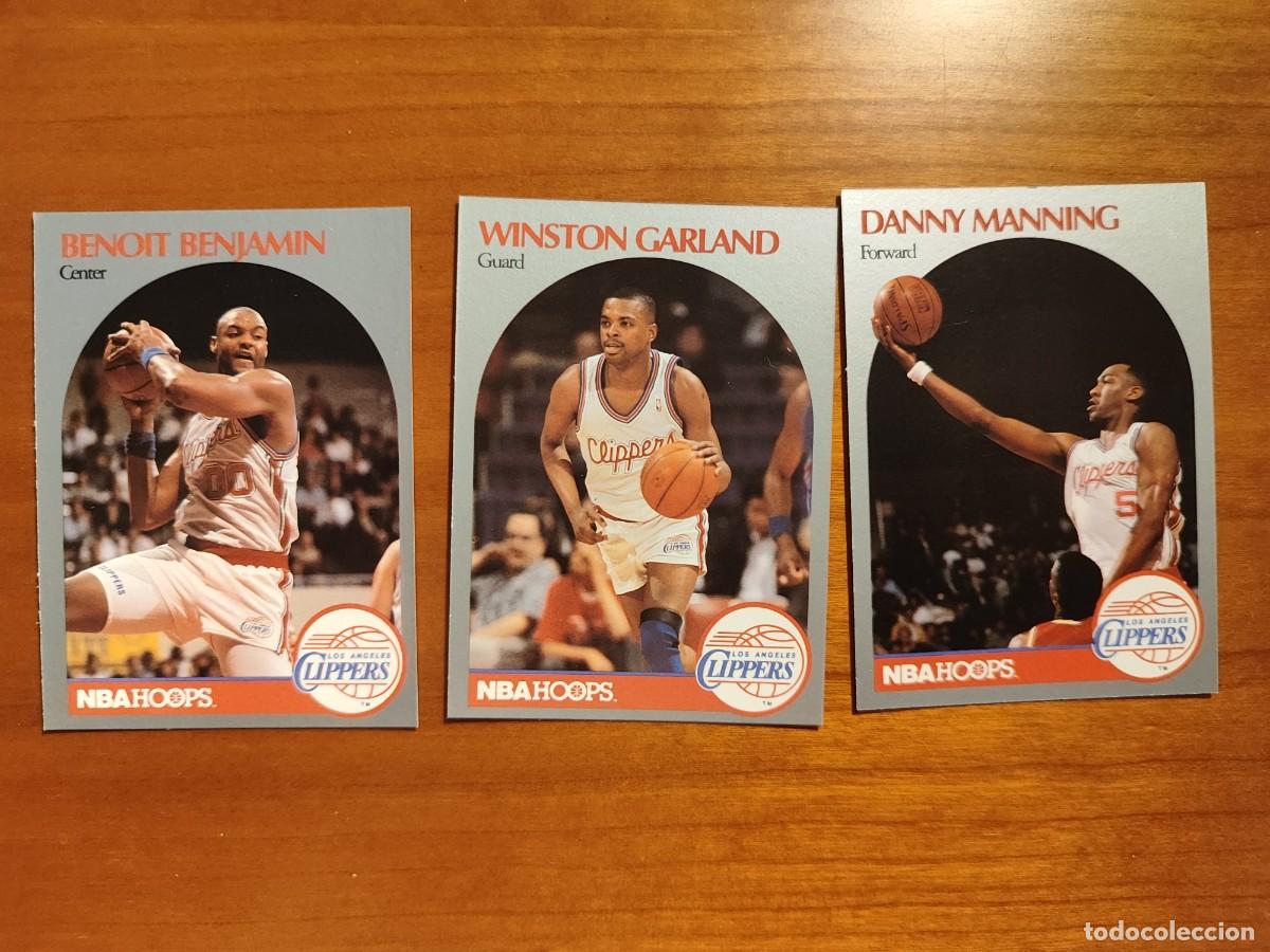 Collezionismo sportivo: NBA HOOPS 90-91 LOTE 3 LOS ANGELES CLIPPERS - CROMOS -- 1990 - 1991 CARD FICHAS NUEVO DE SOBRE