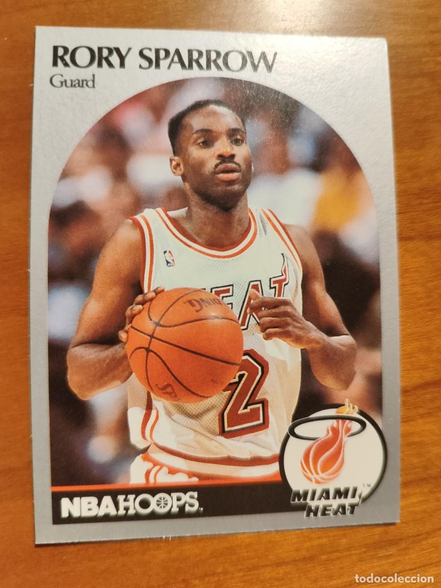 Coleccionismo deportivo: 170 NBA HOOPS 90-91 RORY SPARROW - MIAMI HEAT -- 1990 - 1991 CARD FICHAS NUEVO DE SOBRE