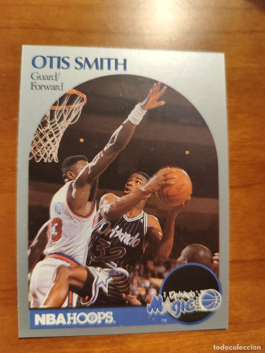 Coleccionismo deportivo: 221 NBA HOOPS 90-91 OTIS SMITH - ORLANDO MAGIC -- 1990 - 1991 CARD FICHAS NUEVO DE SOBRE