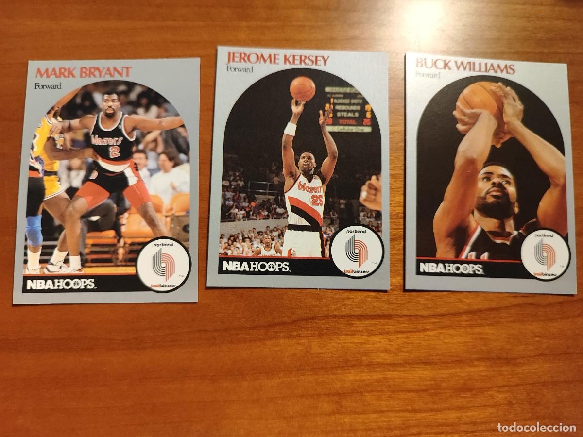 Coleccionismo deportivo: NBA HOOPS 90-91 LOTE 3 PORTLAND TRAIL BLAZERS - CROMOS -- 1990 - 1991 CARD FICHAS NUEVO DE SOBRE