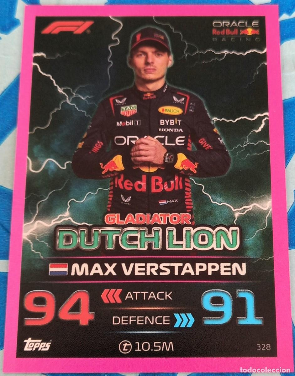 Coleccionismo deportivo: CARD TOPPS FORMULA 1 TURBO ATTAX 2023 MAX VERSTAPPEN RED BULL GLADIATOR PINK