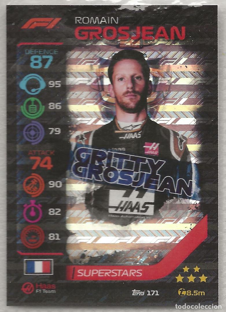 Coleccionismo deportivo: 171 Grosjean Superstar F1 Turbo Attax 2020