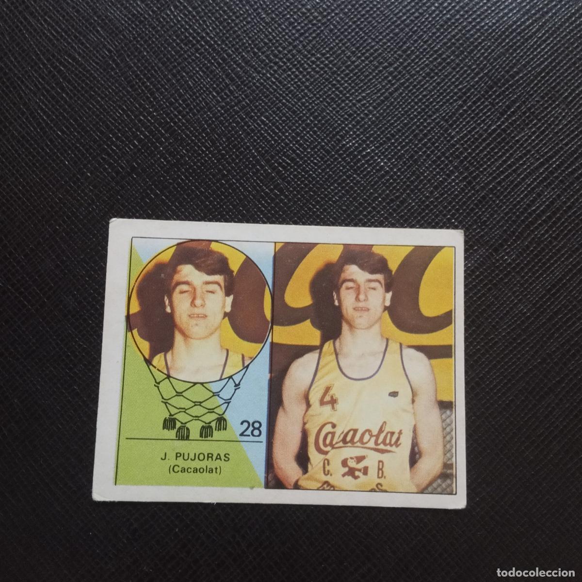 Coleccionismo deportivo: 28 PUJORAS CACAOLAT CLESA BALONCESTO 84 85 CROMO LIGA 1984 1985 - SIN PEGAR - A99 PG17
