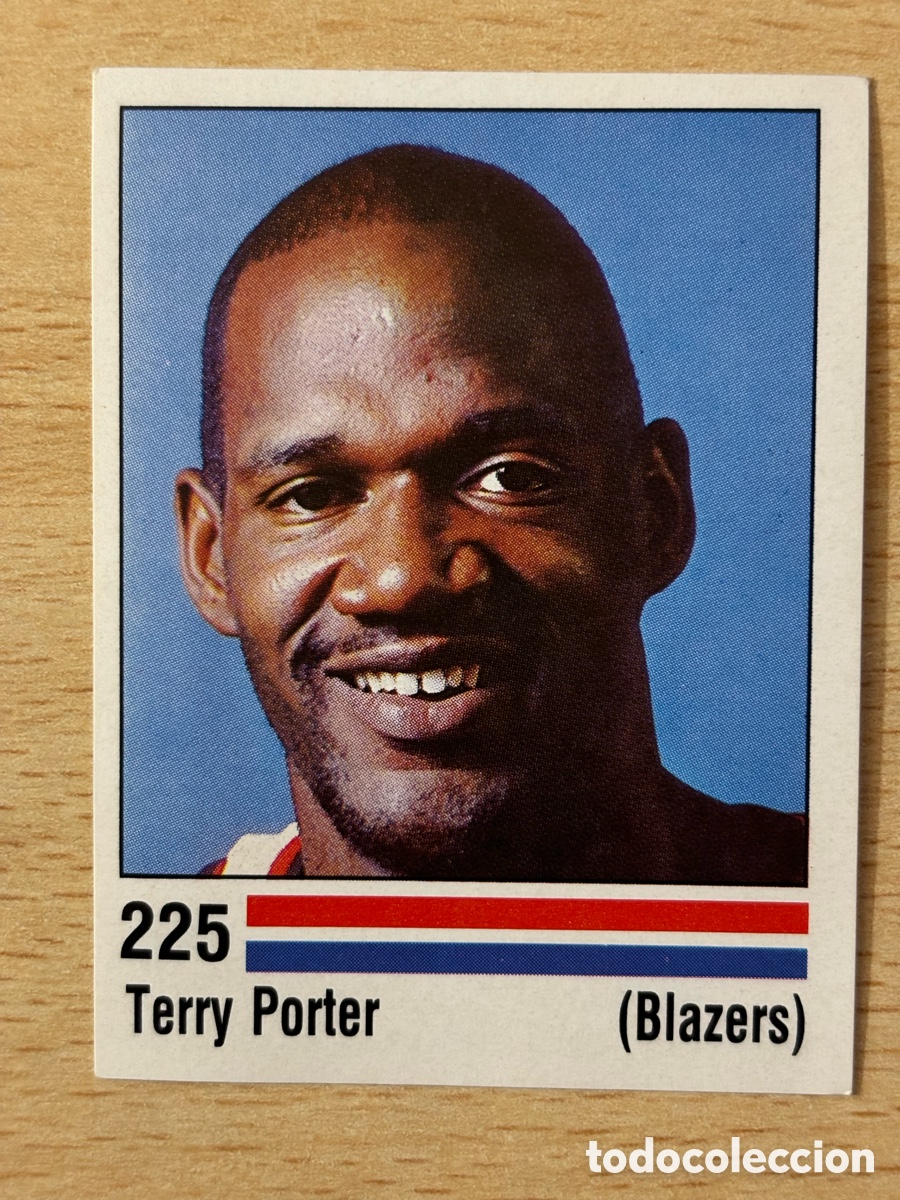 Coleccionismo deportivo: # 225 Terry Porter Portland Trail Blazers Panini Basket NBA 89 sin pegar