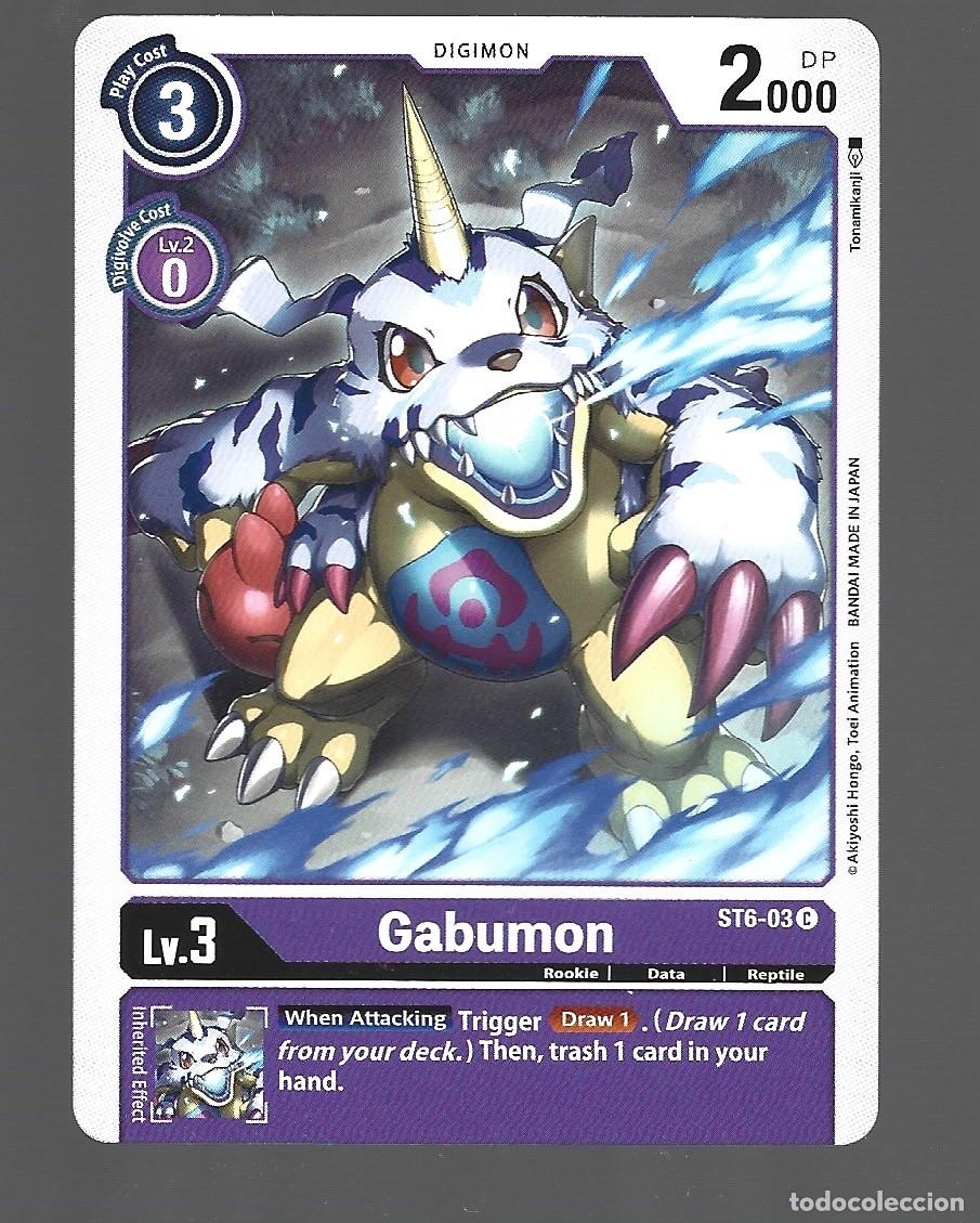 Coleccionismo deportivo: CROMO DE BONITA DE DIGIMON CARDAME JAPAN GABUMON