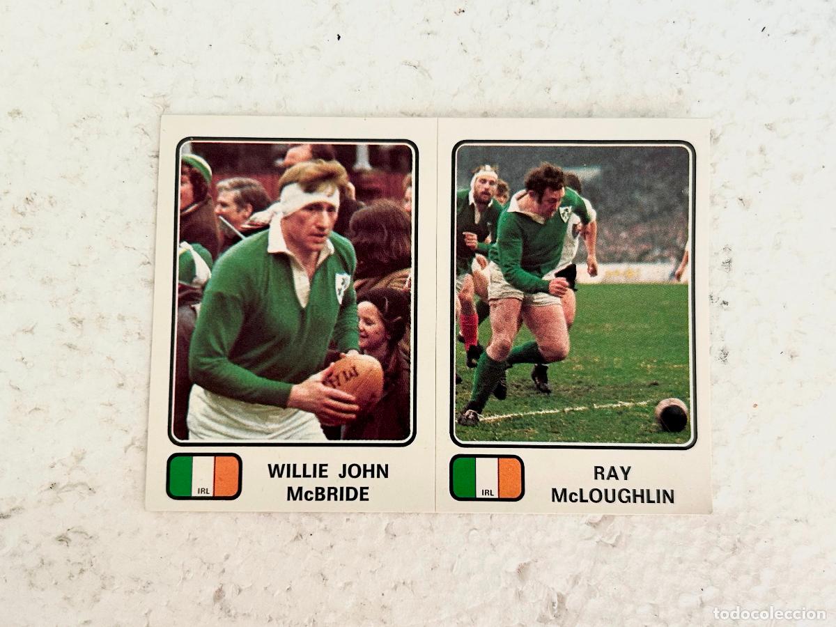 Coleccionismo deportivo: NUEVO!! RUGBY 76- N.43 B A - CROMO 1975/1976 75-SIN PEGAR ADHESIVO DOBLE