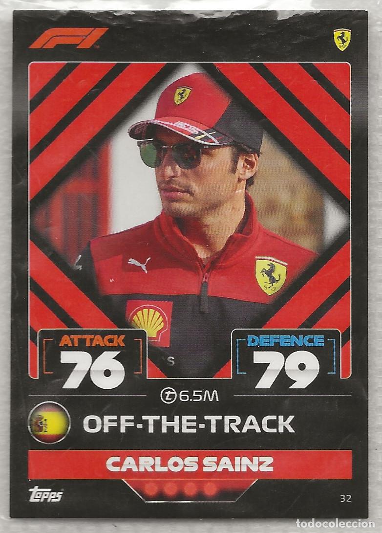 Coleccionismo deportivo: 32 Sainz Off-the-Track F1 Turbo Attax 2022