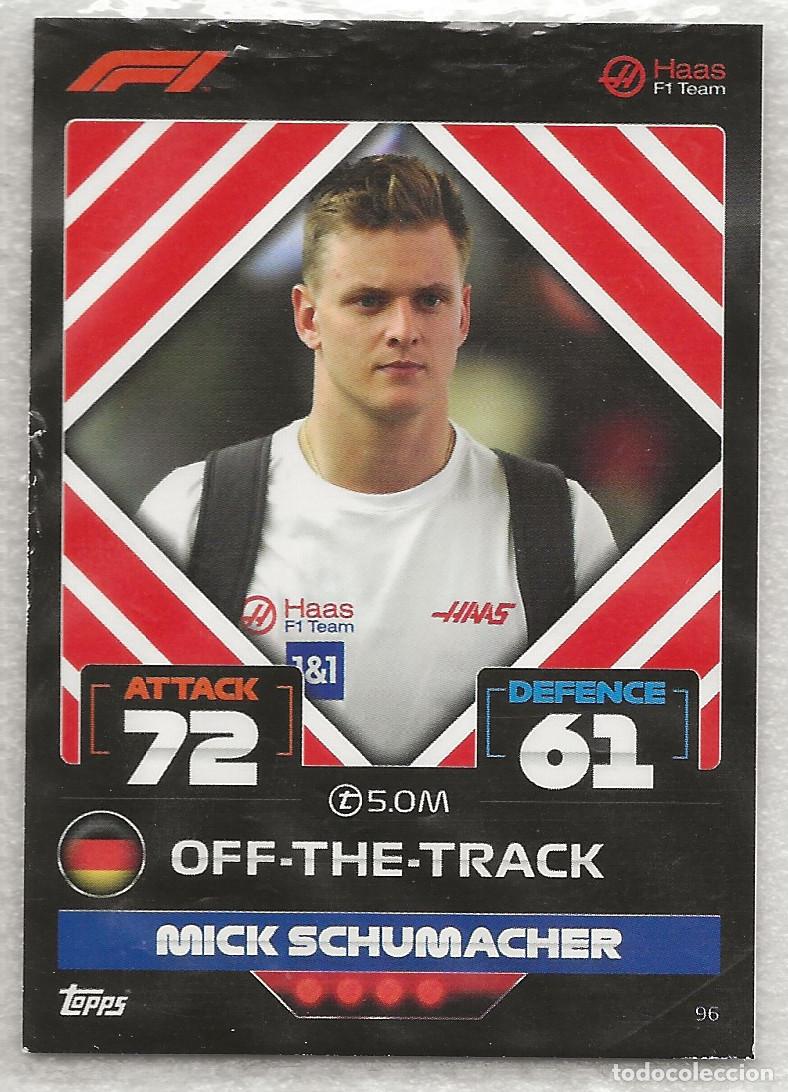 Collezionismo sportivo: 96 Schumacher Off-the-Track F1 Turbo Attax 2022