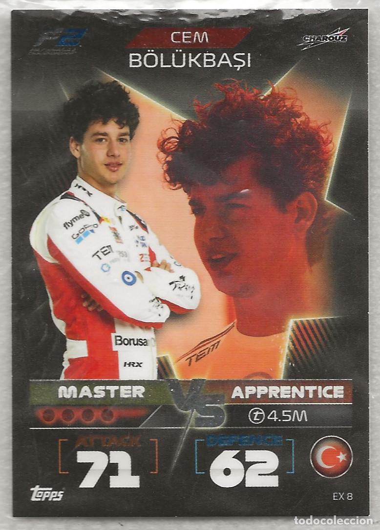 Collezionismo sportivo: EX8 B&ouml;l&uuml;kbasi Master vs. Apprentice F1 Turbo Attax 2022