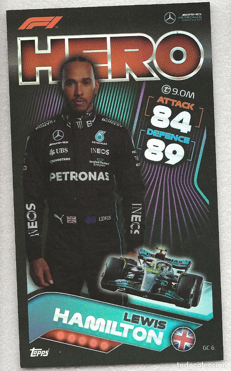 Sammelleidenschaft Sport: GC6 Hamilton XL Hero (versi&oacute;n India) F1 Turbo Attax 2022