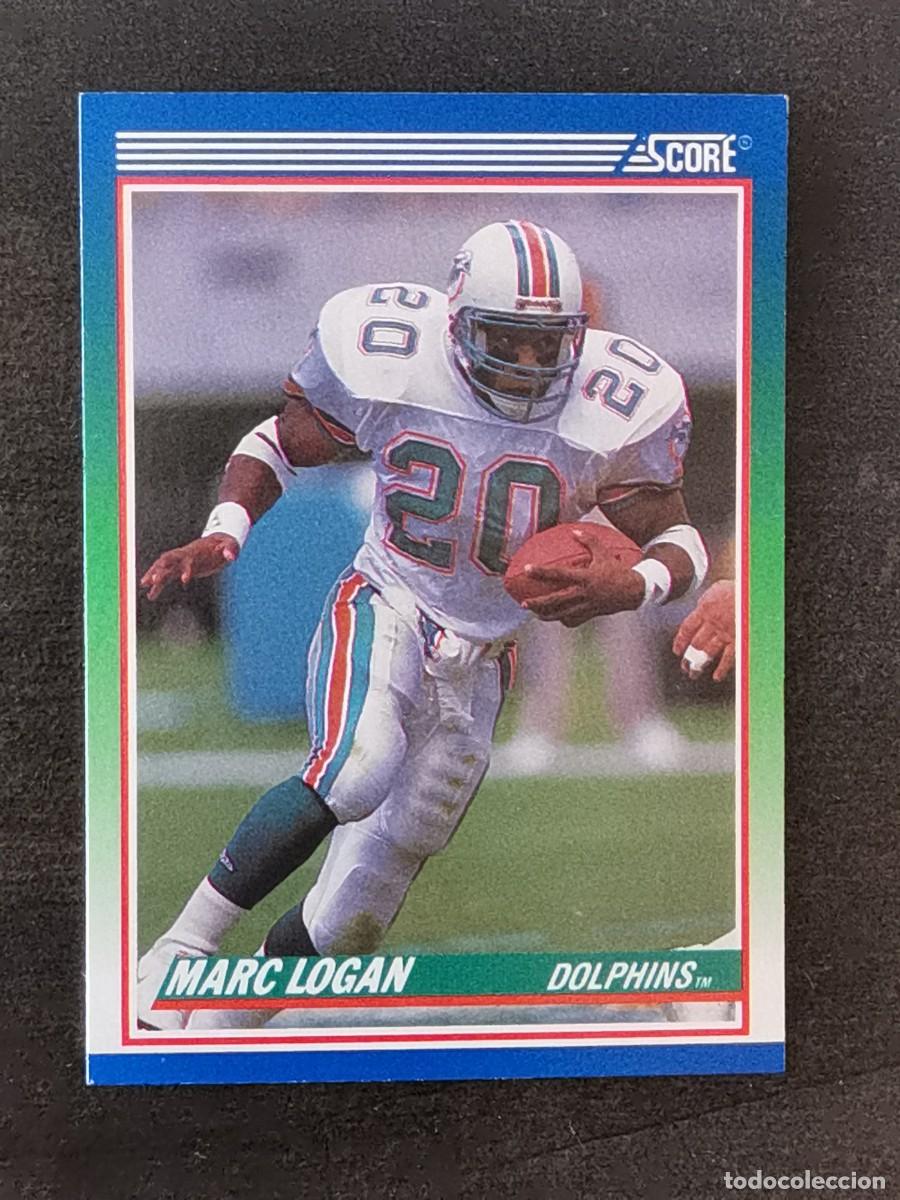 Sammelleidenschaft Sport: Score Football 1990 #336 Marc Logan Miami Dolphins NFL Card