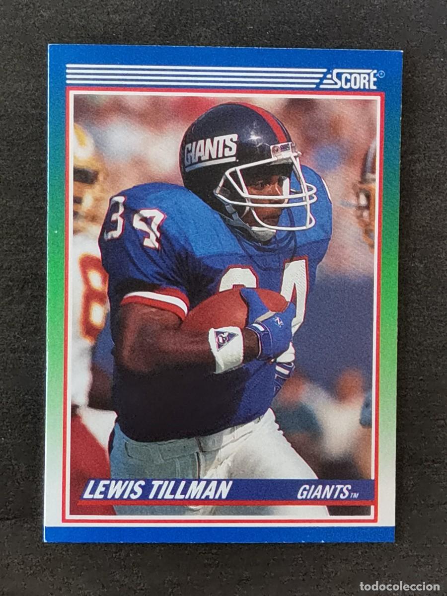 Sammelleidenschaft Sport: Score Football 1990 #334 Lewis Tillman New York Giants NFL Card