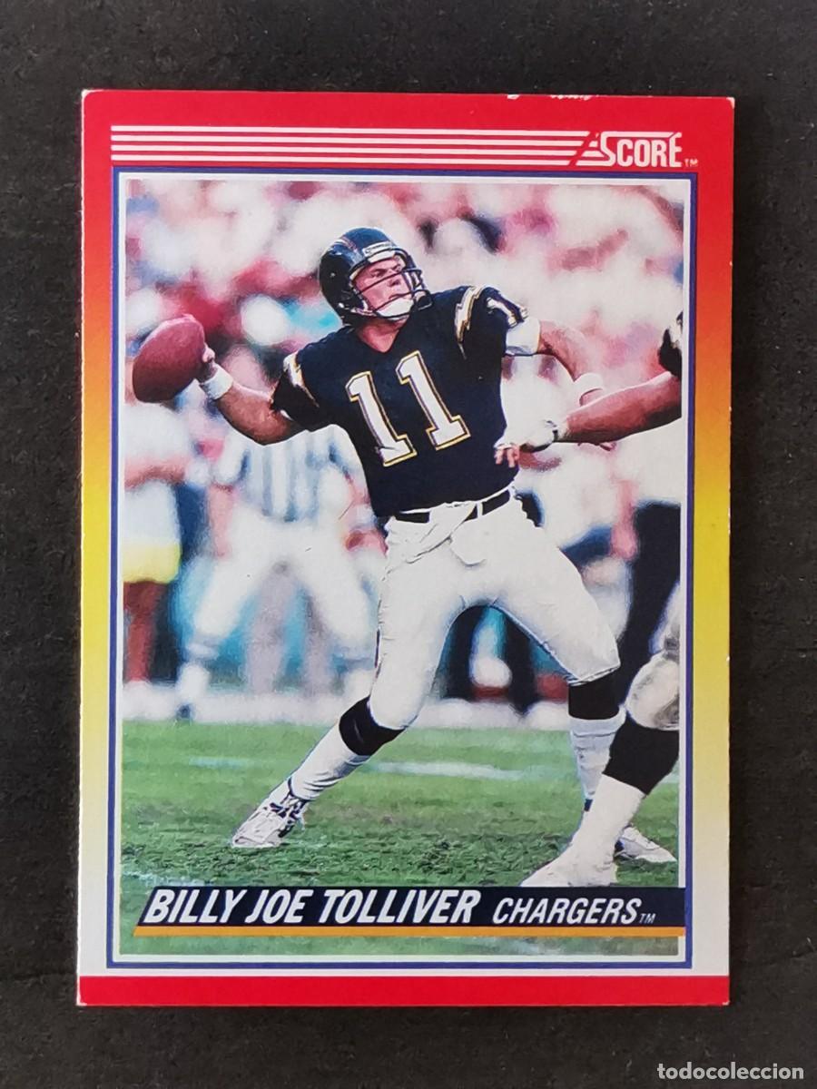 Sammelleidenschaft Sport: Score Football 1990 #280 Billy Joe Tolliver San Diego Chargers NFL Card