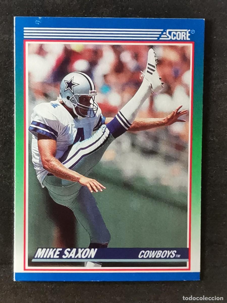 Sammelleidenschaft Sport: Score Football 1990 #379 Mike Saxon Dallas Cowboys NFL Card