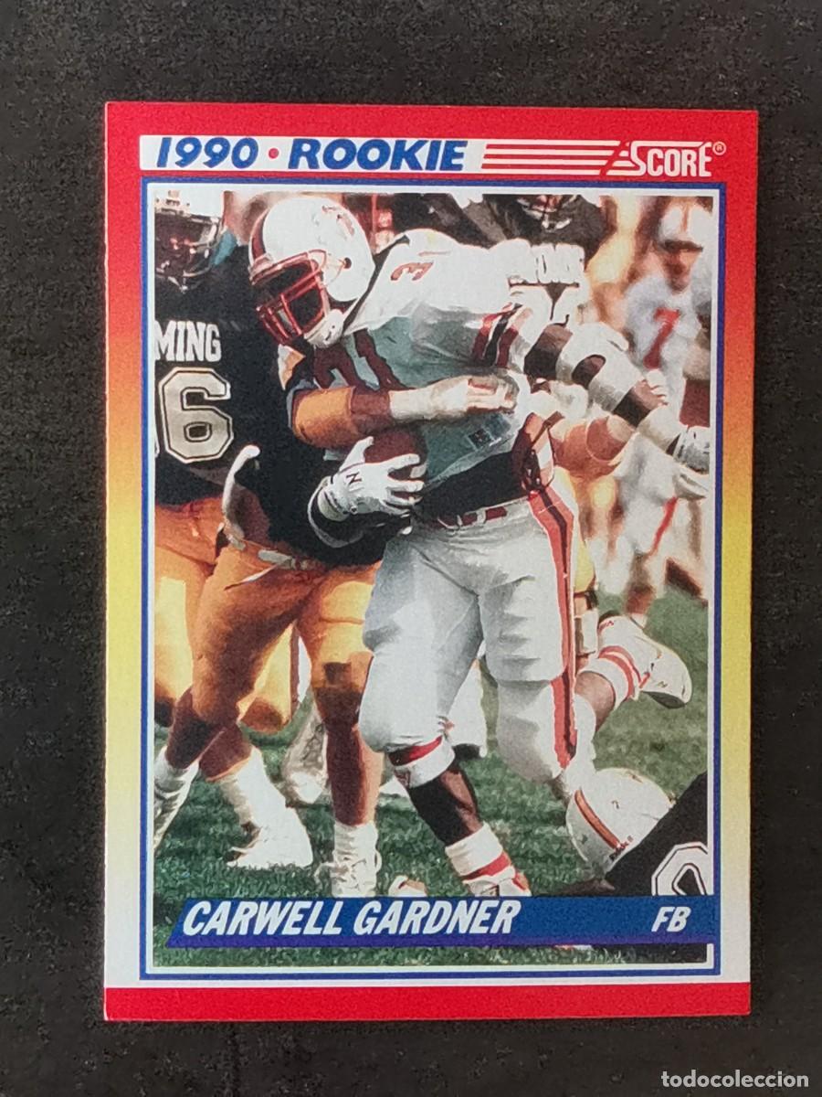 Sammelleidenschaft Sport: Score Football 1990 Rookie Card #635 Carwell Gardner Buffalo Bills NFL Card