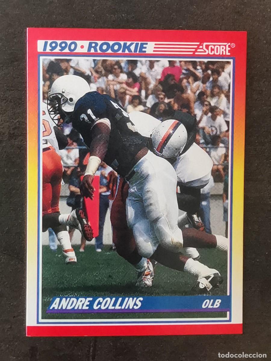 Sammelleidenschaft Sport: Score Football 1990 Rookie Card #630 Andre Collins Washington Redskins NFL Card