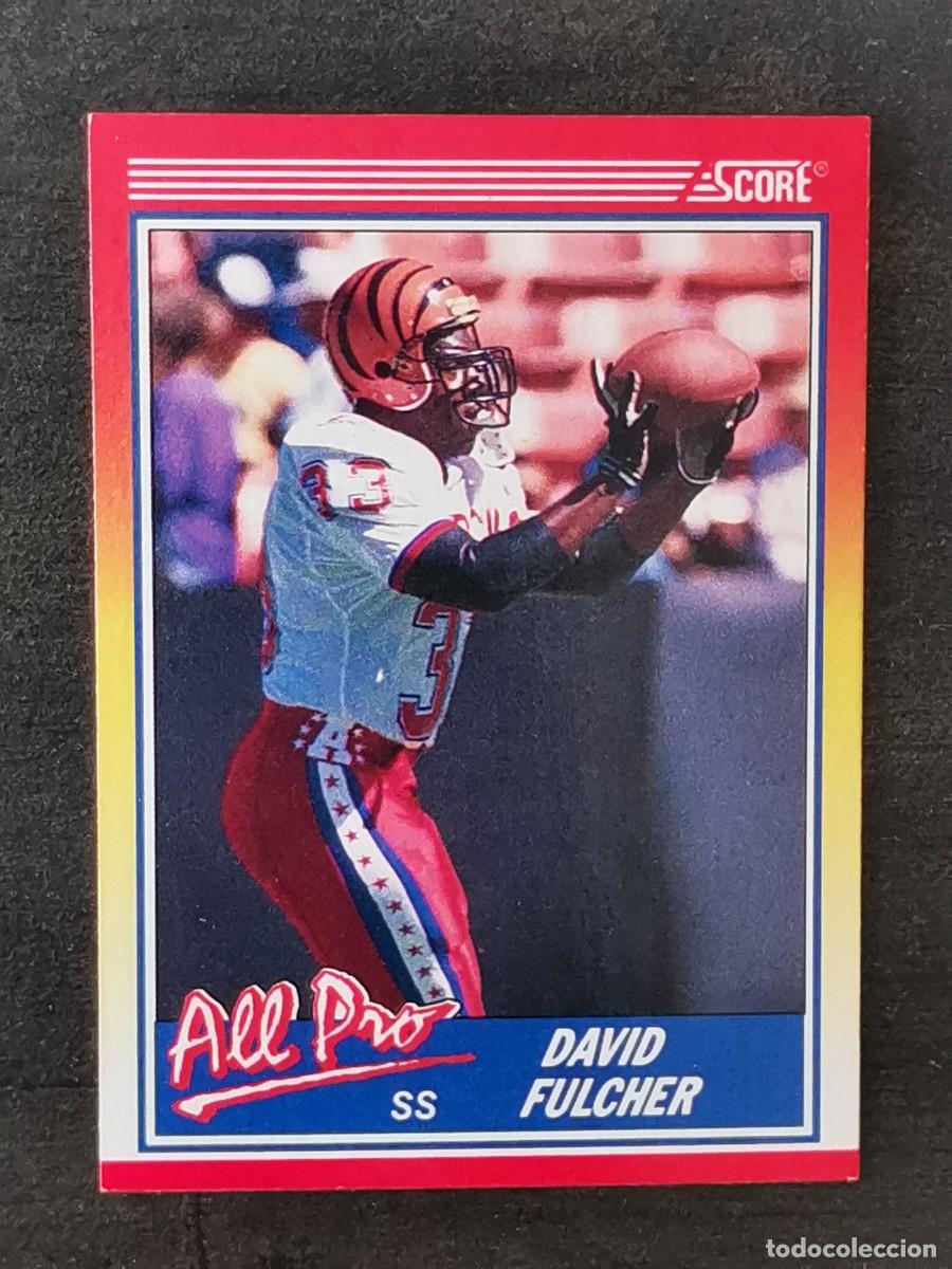 Sammelleidenschaft Sport: Score Football 1990 All Pro #565 David Fulcher Cincinnati Bengals NFL Card