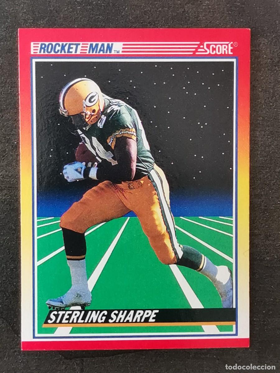 Sammelleidenschaft Sport: Score Football 1990 Rocket Man #560 Sterling Sharpe Green Bay Packers NFL Card