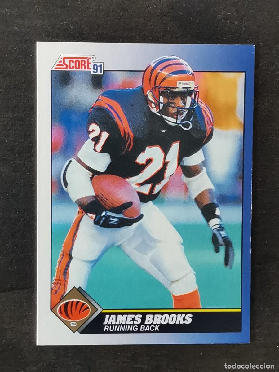Sammelleidenschaft Sport: Score Football 1991 #21 James Brooks Cincinnati Bengals NFL Card