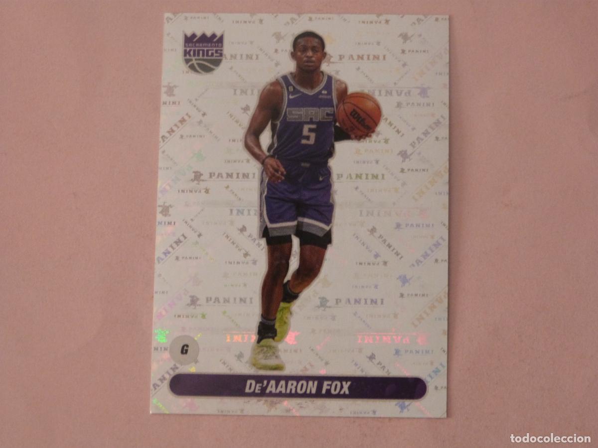 Colecionismo desportivo: CROMO BALONCESTO DE'AARON FOX SACRAMENTO KINGS SIN PEGAR N&ordm; 450 LIGA NBA 2023-2024/23-24