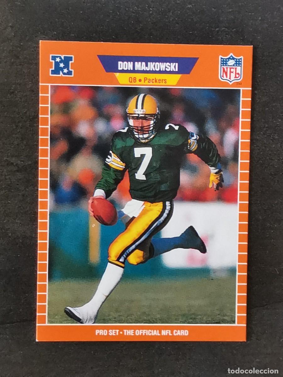 Colecionismo desportivo: Pro Set Football 1989 #133 Don Majkowski Green Bay Packers NFL Card