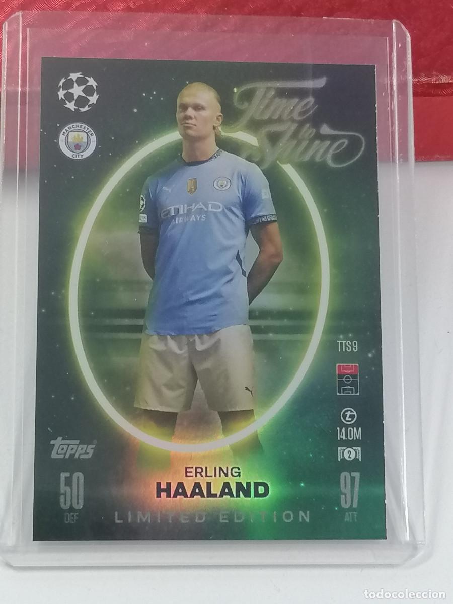 tts 9 erling haaland topps limited edition matc - Buy Collectible stickers  of other sports on todocoleccion