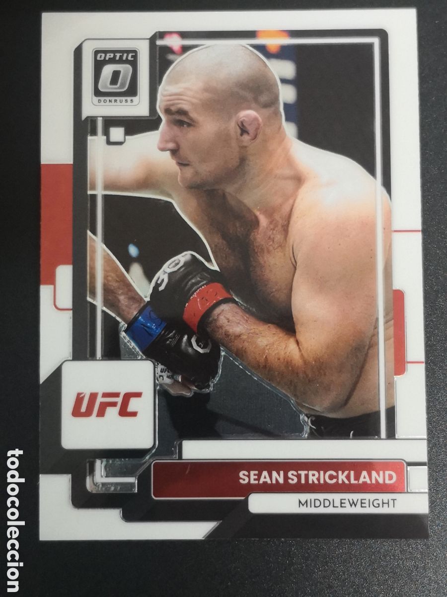 Collezionismo sportivo: 82 optic SEAN STRICKLAND UFC Donruss 2023 Ultimate Fighting Championship PANINI TOPPS CROMOS CARDS