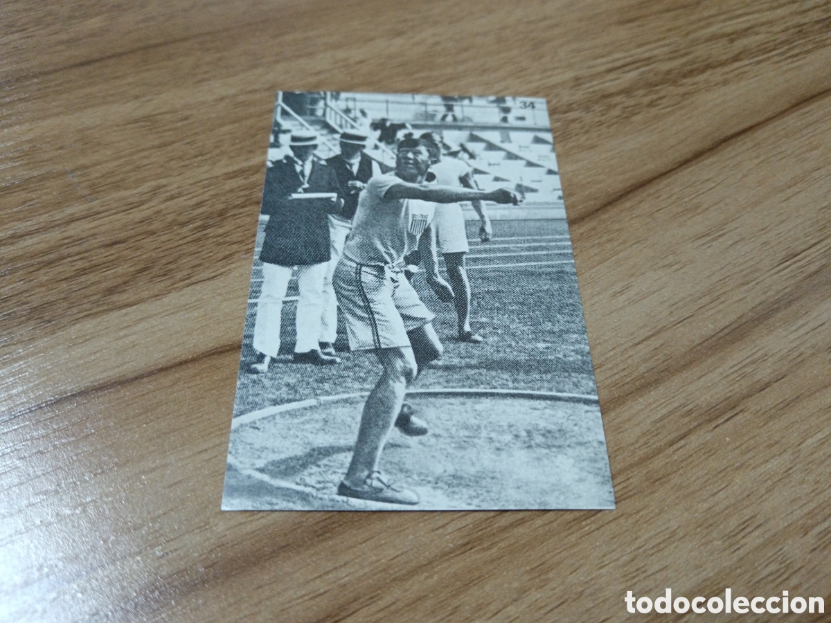 Sports collectibles: 1976 JAMES FRANCIS THORPE N&deg; 34 LABORATORIO VITAS SIN PEGAR