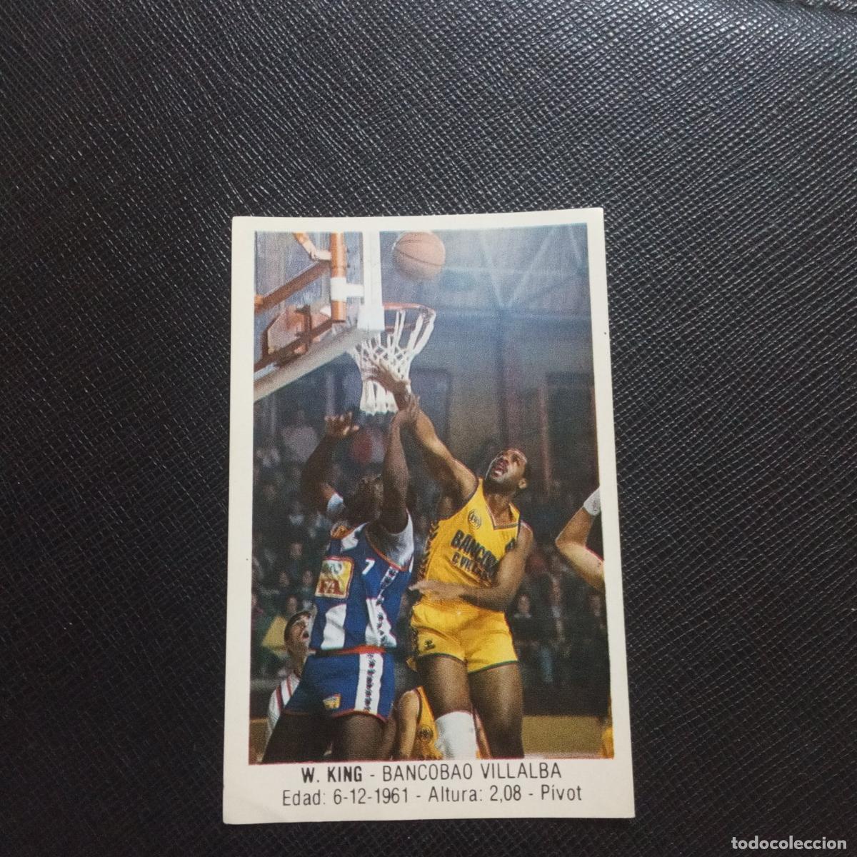 Colecionismo desportivo: 5 W KING BANCOBAO VILLALBA NBA MERCHANTE 1987 1988 CROMO 87 88 BALONCESTO - SIN PEGAR - A17 PG145