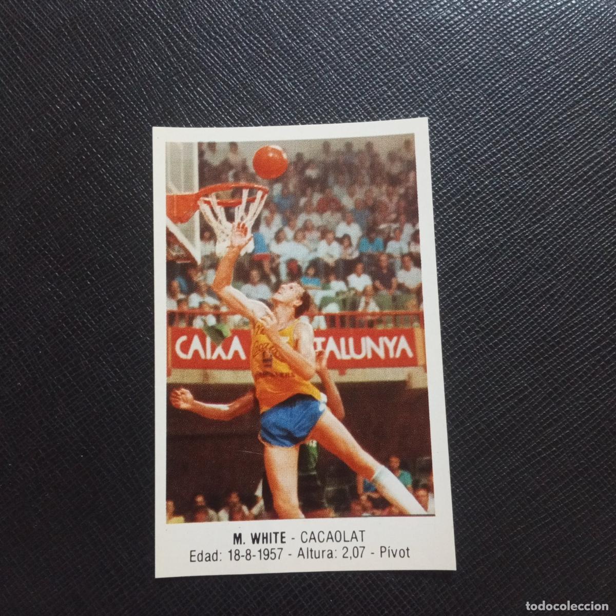 Colecionismo desportivo: 19 WHITE CACAOLAT NBA MERCHANTE 1987 1988 CROMO 87 88 BALONCESTO - SIN PEGAR - A17 PG163
