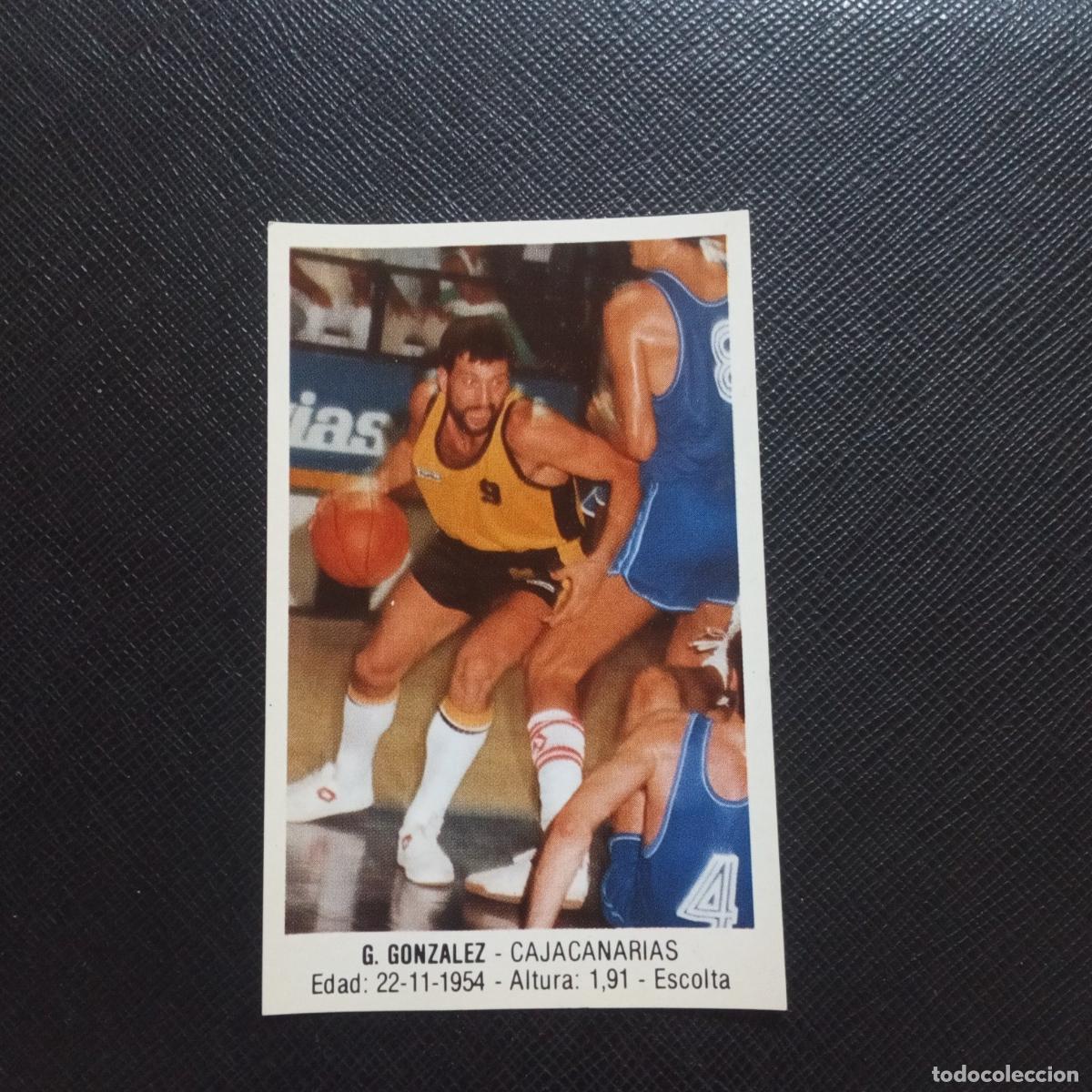 Colecionismo desportivo: 31 G GONZALEZ CAJACANARIAS NBA MERCHANTE 1987 1988 CROMO 87 88 BALONCESTO - SIN PEGAR - A17 PG181