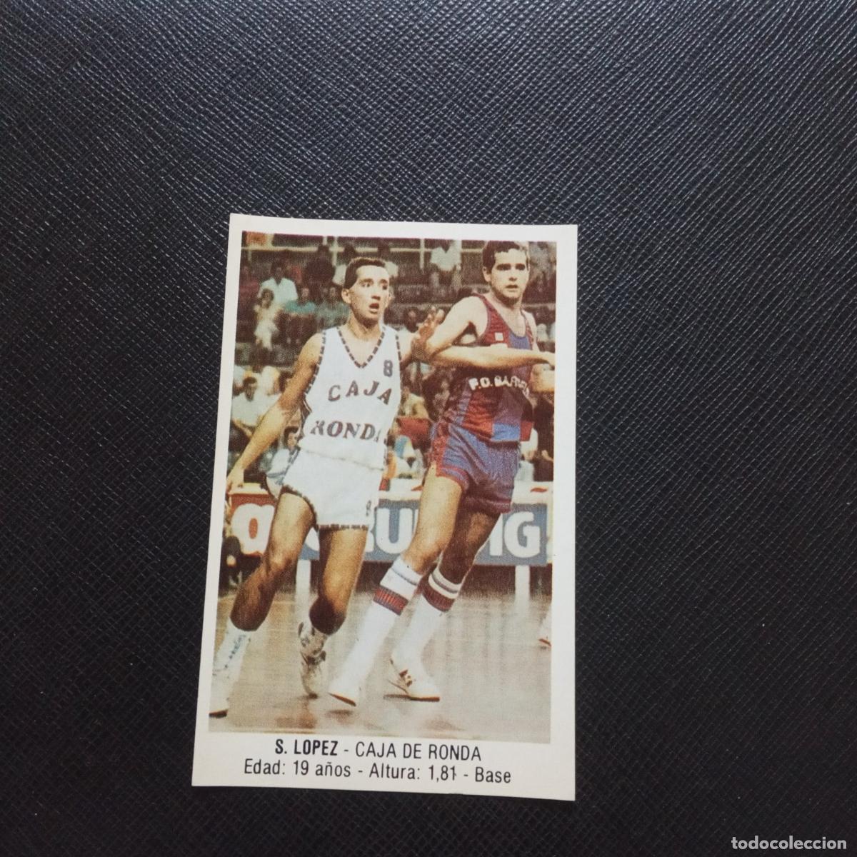 Colecionismo desportivo: 43 LOPEZ CAJA RONDA MERCHANTE 1987 1988 CROMO 87 88 BALONCESTO - SIN PEGAR - A17 PG199