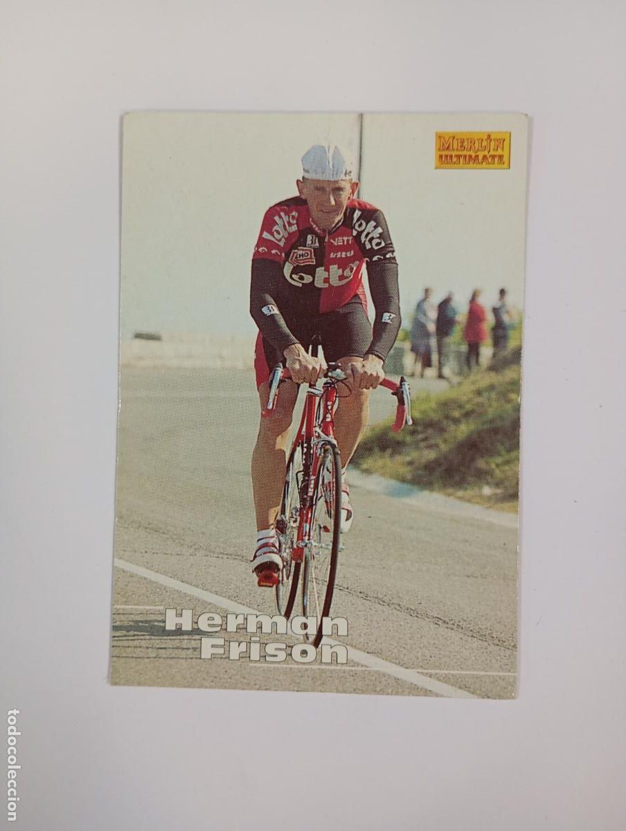 Coleccionismo deportivo: CROMO TARJETA CICLISMO. N&ordm; 153. HERMAN FRISON. MERLIN ULTIMATE. TDKP21J