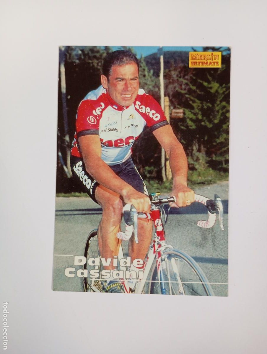 Coleccionismo deportivo: CROMO TARJETA CICLISMO. N&ordm; 48. DAVIDE CASSANI. MERLIN ULTIMATE. TDKP21J