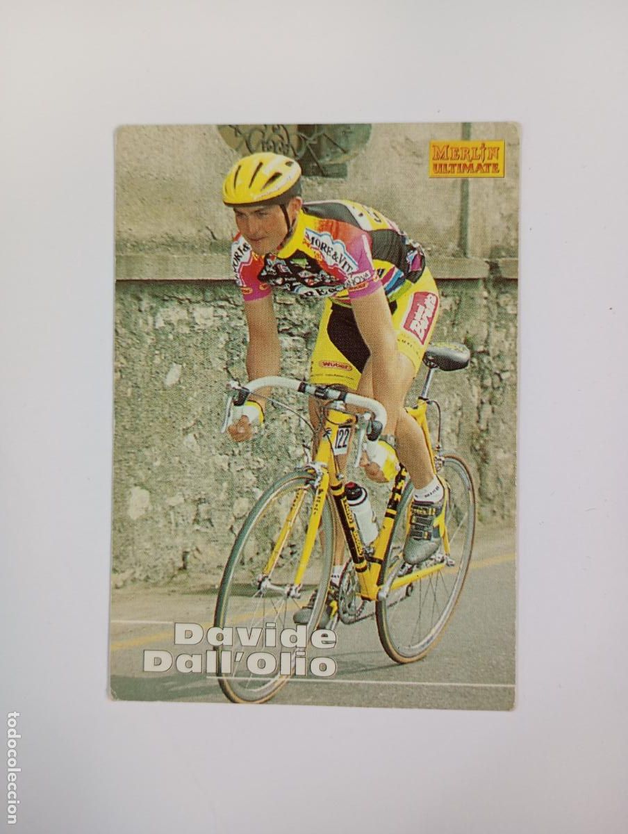 Coleccionismo deportivo: CROMO TARJETA CICLISMO. N&ordm; 221. DAVIDE DALL'OLIO. MERLIN ULTIMATE. TDKP21J