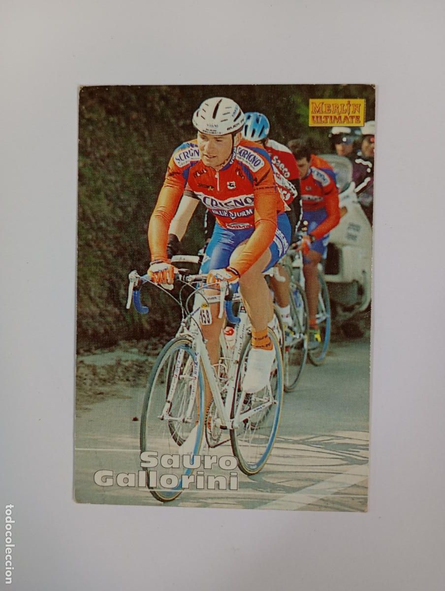 Coleccionismo deportivo: CROMO TARJETA CICLISMO. N&ordm; 230. SAURO GALLORINI. MERLIN ULTIMATE. TDKP21J