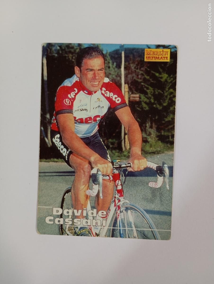 Coleccionismo deportivo: CROMO TARJETA CICLISMO. N&ordm; 49. DAVIDE CASSANI. MERLIN ULTIMATE. TDKP21J