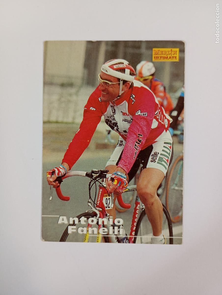 Coleccionismo deportivo: CROMO TARJETA CICLISMO N&ordm; 206. ANTONIO FANELLI. MERLIN ULTIMATE. TDKP21J
