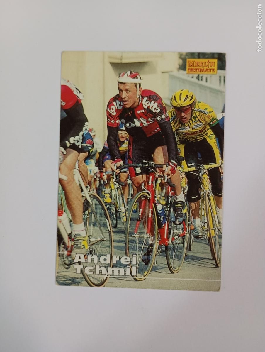 Coleccionismo deportivo: CROMO TARJETA CICLISMO N&ordm; 145. ANDREI TCHMIL. MERLIN ULTIMATE. TDKP21J