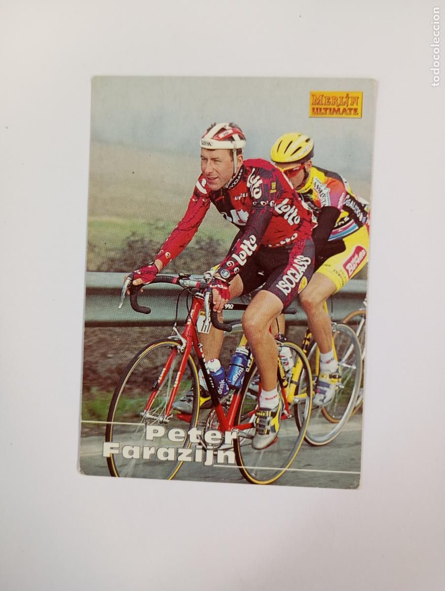 Coleccionismo deportivo: CROMO TARJETA CICLISMO. N&ordm; 151. PETER FARAZIJN. MERLIN ULTIMATE. TDKP21J