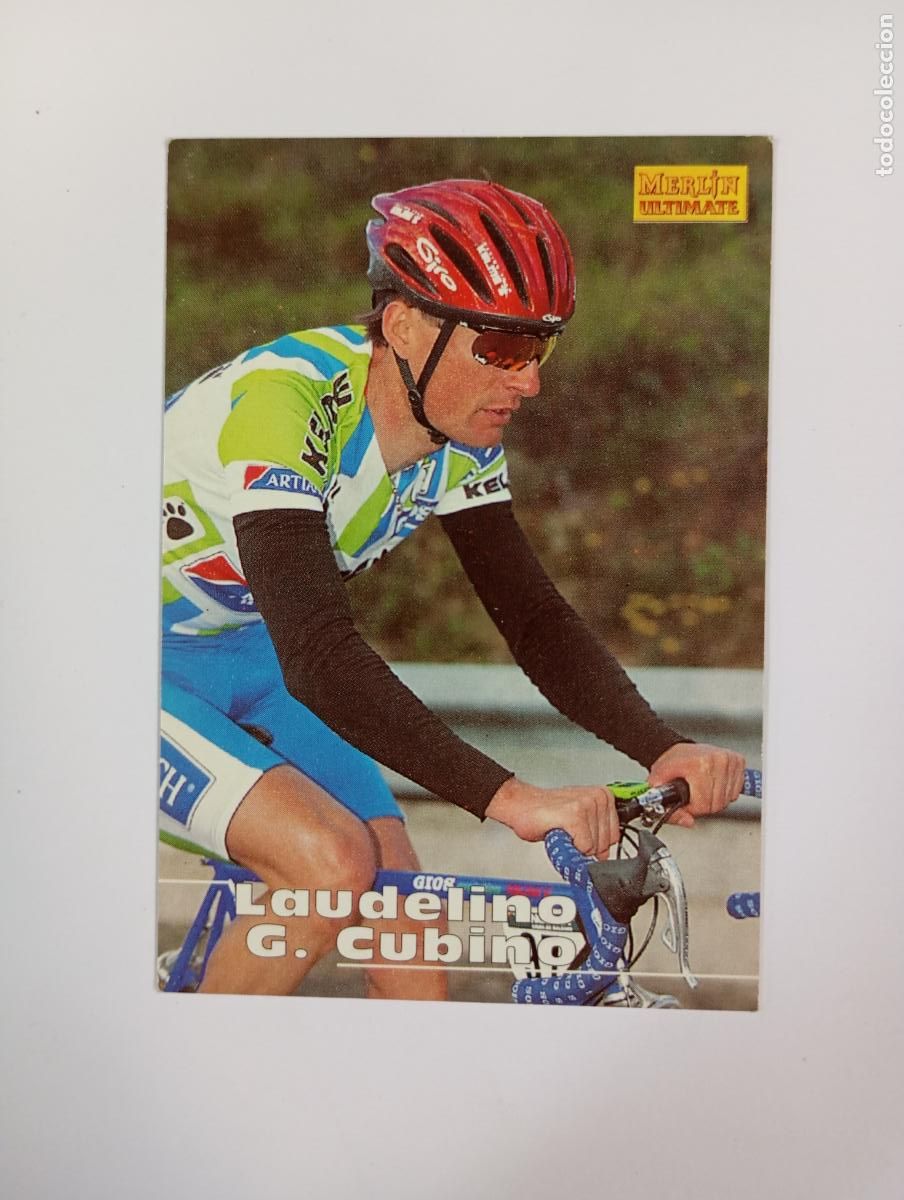 Coleccionismo deportivo: CROMO TARJETA CICLISMO N&ordm; 173. LADELINO G. CUBINO. MERLIN ULTIMATE. TDKP21J